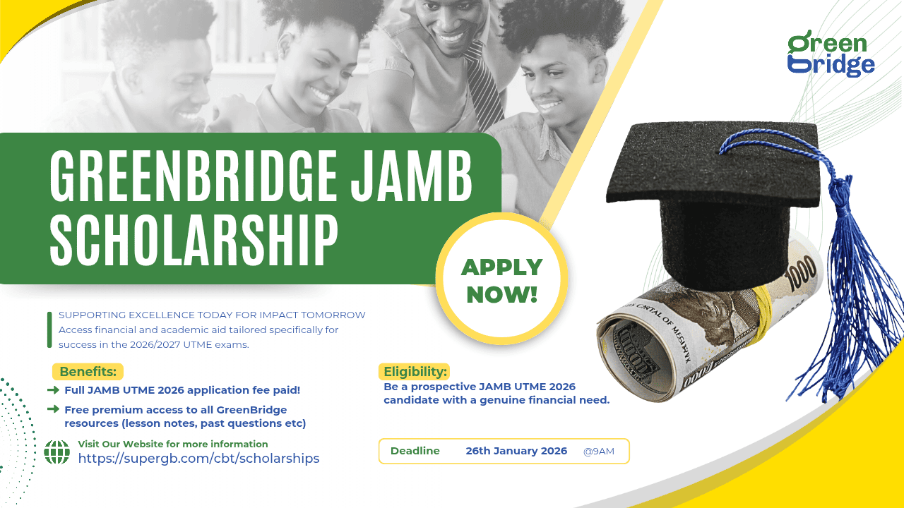 Green Bridge JAMB 2026 Scholarship